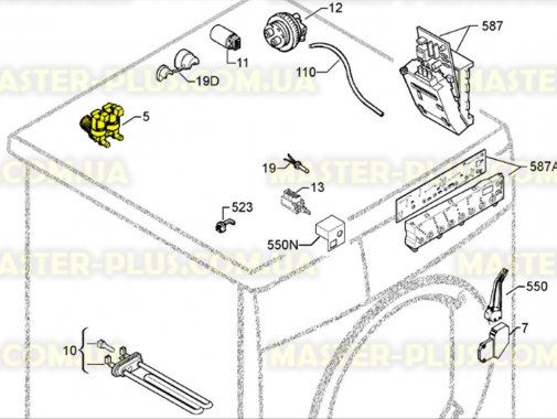 Клапан впускной 2/180 на защелке Electrolux Zanussi AEG 50297055001 Original
Клапан впускной 2/180 на защелке Electrolux Zanussi AEG 50297055001 Original