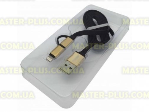 Дата кабель AUZER USB 2.0 – Flat 2 in 1 Micro-USB + Lightning 8-pin Black (AC-D1BK)
Дата кабель AUZER USB 2.0 – Flat 2 in 1 Micro-USB + Lightning 8-pin Black (AC-D1BK)