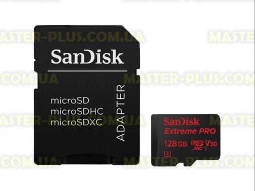 Карта памяти SANDISK 128GB microSDXC class 10 UHS-I 4K Extreme Pro (SDSQXXG-128G-GN6MA)
Карта памяти SANDISK 128GB microSDXC class 10 UHS-I 4K Extreme Pro (SDSQXXG-128G-GN6MA)