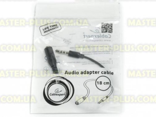 Кабель мультимедийный Jack 3.5mm M/Jack 3.5mm F L-R-MIC-GND to L-R-GND-MIC Cablexpert (CCA-419)
Кабель мультимедийный Jack 3.5mm M/Jack 3.5mm F L-R-MIC-GND to L-R-GND-MIC Cablexpert (CCA-419)