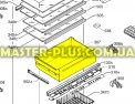 Ящик для овочів Zanussi 2251346025 для холодильника Фото №1