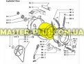 Барабан с крестовиной в сборе Whirlpool 481241818281 для стиральной машины Фото №1