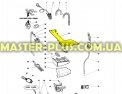 Крышка распределитель воды порошкоприемника Indesit C00140605 для стиральной машины Фото №5
