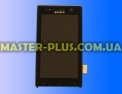 Дисплей Sony ST25i Xperia U в зборі з такскріном і рамкою Black Original для мобільного телефона Фото №1