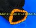 Перчатки трикотажные черные с ПВХ точкой (7 класс, 2 ниток) Фото №3
