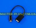 Дата кабель USB 2.0 AF to Micro 5P OTG 0.16m Lapara (LA-UAFM-OTG black) для мобільного телефона Фото №1