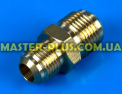 Муфта латунная 3/8&quot; - 1/2&quot; нар. резьба для кондиционера Фото №3