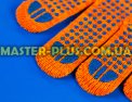 Перчатки оранжевые с ПВХ точкой (10 класс, 3 нитки) Фото №3