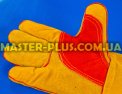 Перчатки сварщика (краги) желтые, утепленные мехом Фото №5