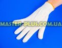 Перчатки трикотажные белые без ПВХ точек (10 класс, 2 нитки) Фото №2