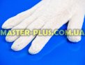 Перчатки трикотажные белые без ПВХ точек (10 класс, 2 нитки) Фото №3