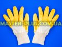 Перчатки трикотажные белые с желтым нитриловым покрытием Фото №1