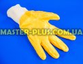 Перчатки трикотажные белые с желтым нитриловым покрытием Фото №2