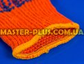 Перчатки трикотажные оранжевые с ПВХ точкой (7 класс, 5 ниток) Фото №4