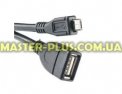 Дата кабель USB 2.0 AF to mini-B 5P OTG 0.5m PowerPlant (KD00AS1235) для мобильного телефона Фото №1