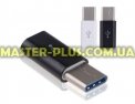 Дата кабель Type-C to Micro USB Lapara (LA-Type-C-MicroUSB-adaptor black) для мобільного телефона Фото №12