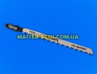 Пилки для лобзика по дереву (крок зуба 3 мм) довжина 90мм HAISSER T301CD 5шт для витратних матеріалів