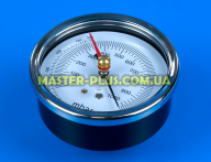 Манометр 75мм, 2 стрелки, подкл. сзади VALUE 310500301