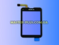 Тачскрін для телефону Nokia C3 black Taiwan для мобільного телефона