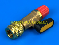 Кран 1/4&quot; баллона с фреоном R600