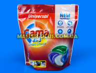 Капсули для прання Gama 4 in 1 Universal 18 шт для хімії