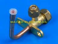 Кран сервисный (порт) 1/4&quot; угловой
