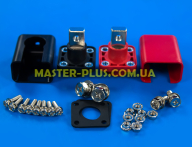 Клема прохідна 200А коротка М8–М6 (2 шт) для LiFePO4 акумуляторів для електротоварів