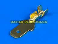 Клемма ножевая (папа), 4.8mm, под кабель, без изоляции