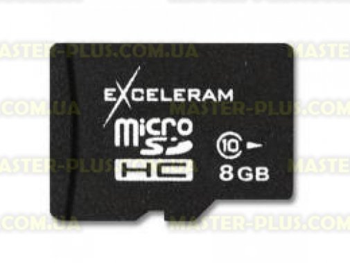 

Карта памяти eXceleram 8Gb microSDHC class 10 без адаптера (MSD0810VA)