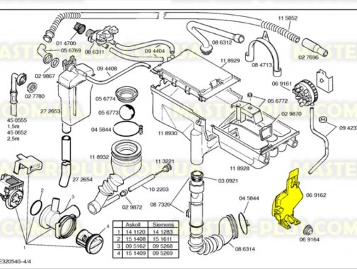 

Камера давления прессоcтата Bosch Siemens 069162