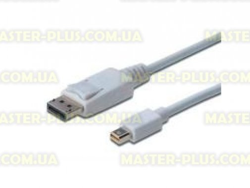 

Кабель мультимедийный miniDisplayPort to DisplayPort 2.0m DIGITUS (AK-340102-020-W)