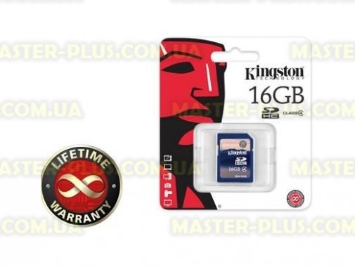 

Карта памяти 16Gb SDHC class 4 Kingston (SD4/16GB)