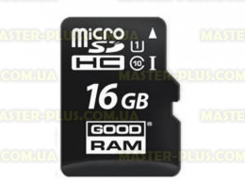 

Карта памяти GOODRAM 16GB microSDHC Class 10 UHS I (M1AA-0160R11)