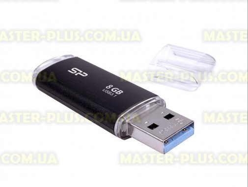 

USB флеш накопитель Silicon Power 8GB Blaze B02 Black USB 3.0 (SP008GBUF3B02V1K)