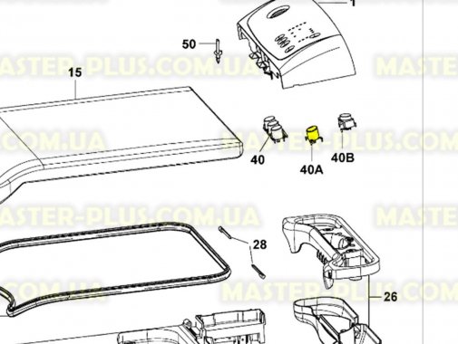 

Кнопка пуска стиральной машины Zanussi 1082149012