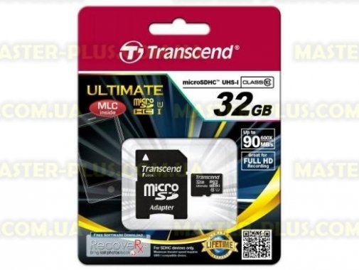 

Карта памяти Transcend 32GB microSDHC class 10 (TS32GUSDHC10U1)