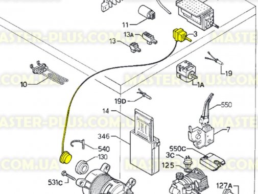 Термостат Zanussi 1245807308 для пральної машини