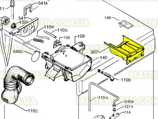 

Лоток порошкоприемника Zanussi 1246243305