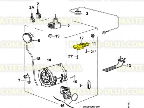 

Замок (УБЛ) Electrolux 1290989332