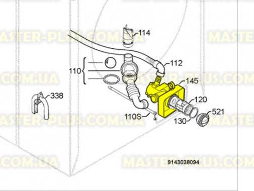 

Корпус насоса Zanussi 1320715640