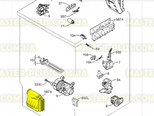 

Модуль (плата управления мотором) Electrolux 4055206553