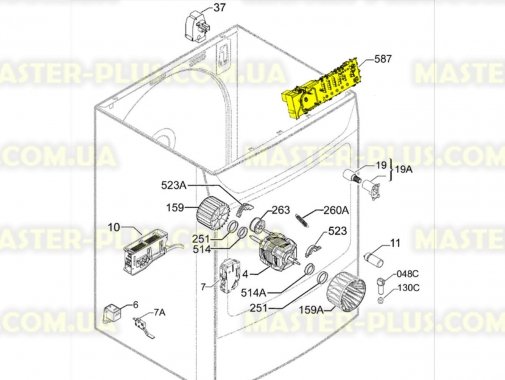 

Модуль (плата управления) Electrolux 4055169058