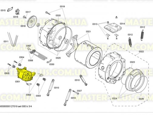 Мотор Bosch 145149 для стиральной машины