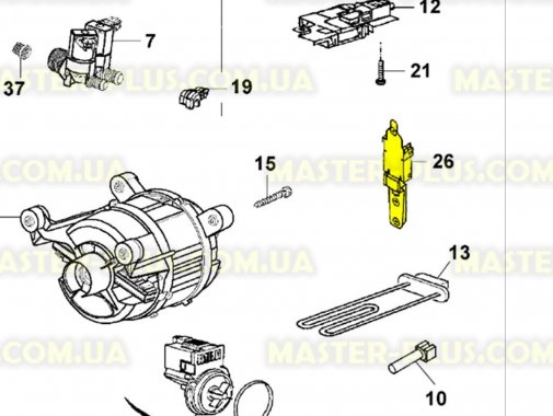 

Датчик парковки барабана Zanussi 1461320101