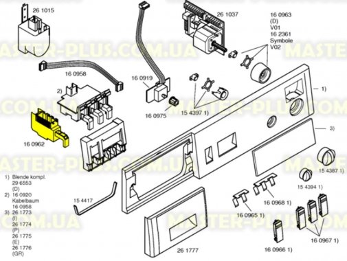 

Кнопка сетевая Bosch 160962