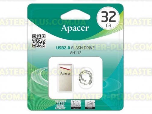 

USB флеш накопитель Apacer 32GB AH112 USB 2.0 (AP32GAH112R-1)