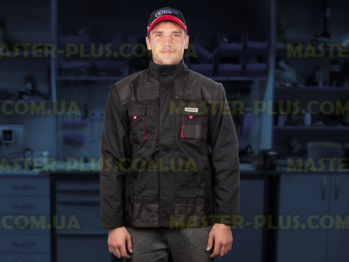 Куртка рабочая черно-красная (XL) Yato YT-8023