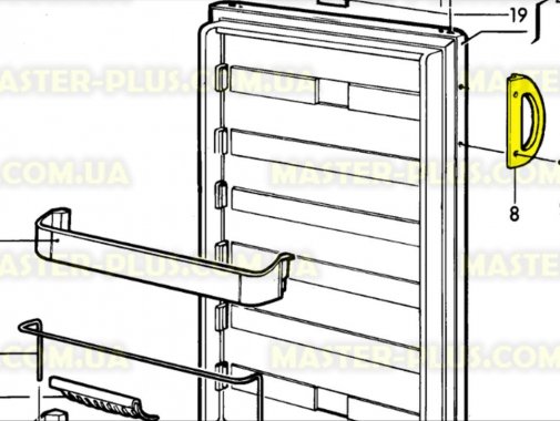

Ручка дверки Electrolux 2058230133