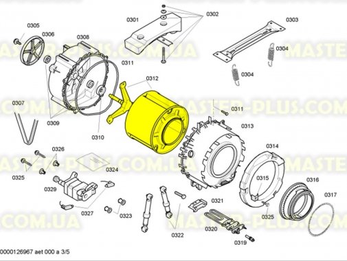 Барабан с крестовиной Bosch Siemens 215117 для стиральной машины