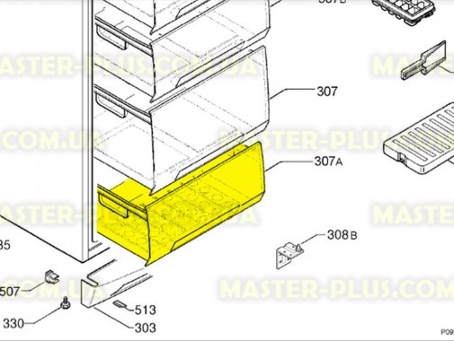 Ящик морозильной камеры (нижний ) Electrolux  2426287153 для холодильника